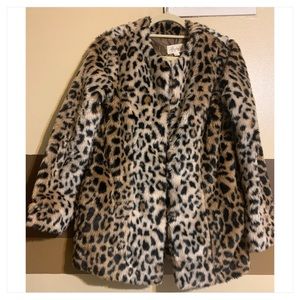 Forever 21 Leopard Print Coat